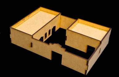 Walled Compound With Removable Roof (MDF) - 15MMDF036-R - 