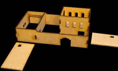 Walled Compound With Removable Roof (MDF) - 15MMDF037-R - 