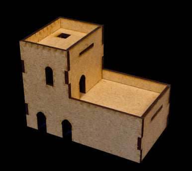 Middle East Two Story Building - 28MMDF026 - 