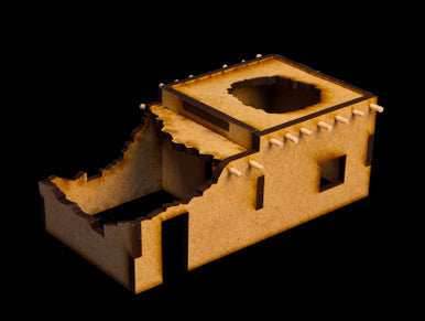 Ruined Afghan Style Hovel (MDF) - 15MMDF073 - 