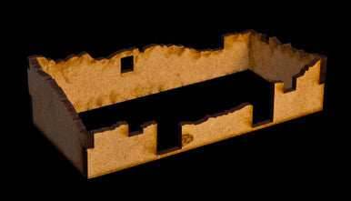Ruined Afghan Style Hovel (MDF) - 15MMDF075 - 