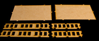 15mm "Stackable" Building, Top Floor (MDF) - 15MMDF103-3