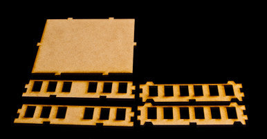 15mm "Stackable" Building, Upper Floors (MDF) - 15MMDF104-2