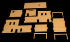 Middle East Two Story Building With Removable Roof (MDF) - 15MMDF120-R - 