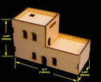 Middle East Two Story Building (MDF) - 15MMDF120 - 