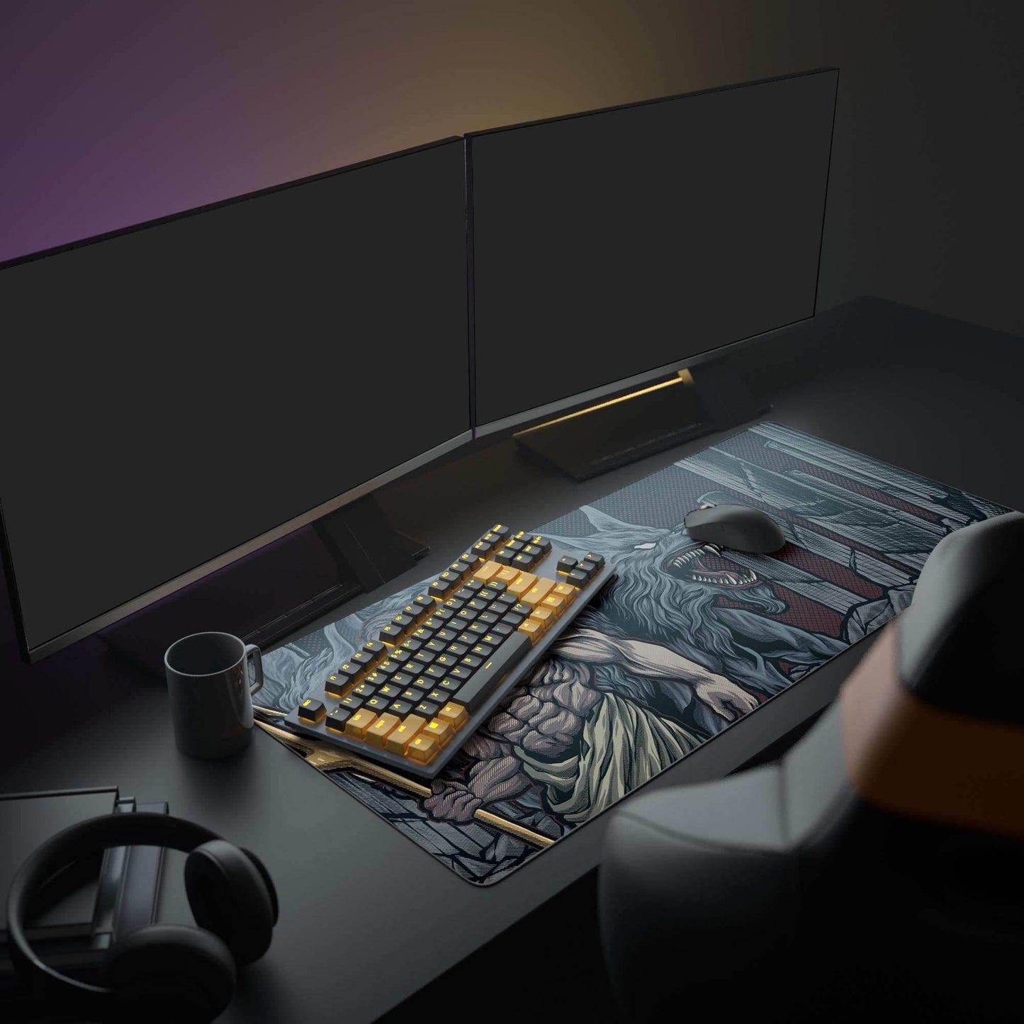 Hades Desk Pad - M (70 x 30cm)