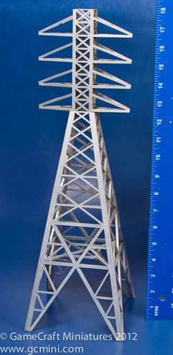 Power Transmission Tower, AKA Electricity Plyon (15mm & 20mm) (MDF) - 15MMDF123 - 