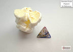 Festive Carousel/white Mini-Polyhedral 7-Die Set (Mini Poly Release 3) - 