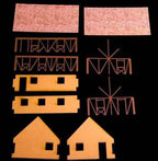 One Story Medium Half Timber House (MDF) - 15MMDF300 - 