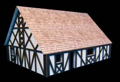 One StoryMedium Half Timber House with attic (MDF) - 15MMDF305 - 