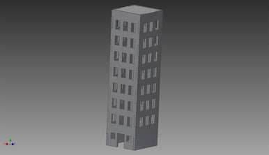 City Building (MDF) - 15MMDF253 - 