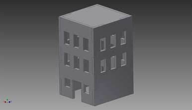 City Building (MDF) - 15MMDF256 - 