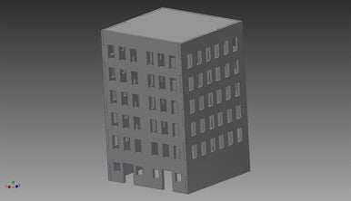 City Building (MDF) - 15MMDF257 - 