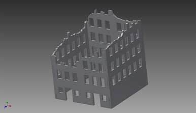 Ruined City Building (MDF) - 15MMDF258 - 