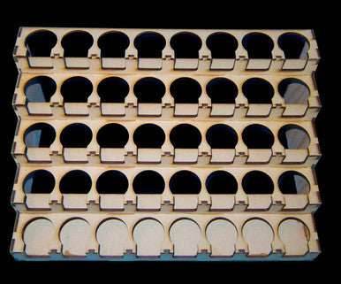 Paint Rack - 32mm Model Master - Mission Models - 