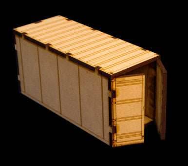 20' Shipping Container (With Open Door) - 28MMDF151-2 - 