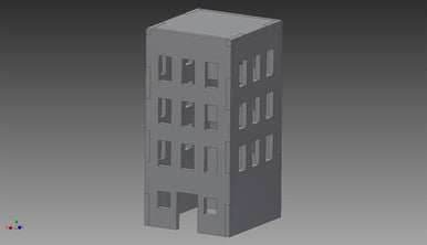 City Building (MDF) - 15MMDF265 - 
