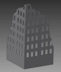 Ruined City Building - 28MMDF002-1 - 