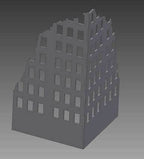 Ruined City Building - 28MMDF002-1 - 
