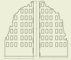 Ruined City Building - 28MMDF002-1 - 