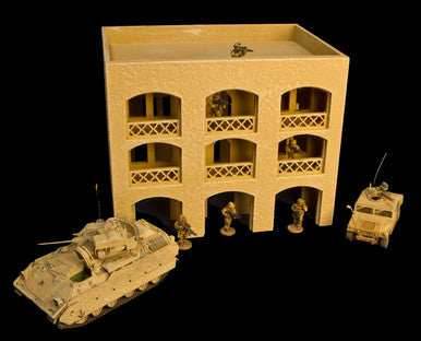 15mm Middle East Three Story Building (MDF) - 15MMDF151 - 