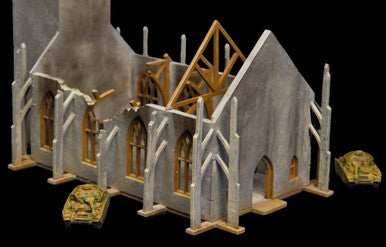 6mm Ruined Church/Cathedral (Matboard) - 285CSS032 - 