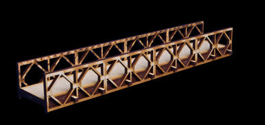 Bailey Bridge, 8.45" long (MDF) - 15MMDF270-1