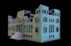 6mm WWII Government Building, Ruined (Matboard) - 285CSS034-1 - 