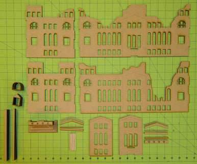 15mm WWII Government Building (MDF) - 15MMDF350-1 - 