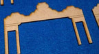 Middle Eastern City Walls (MDF) - 15MMDF083 - 