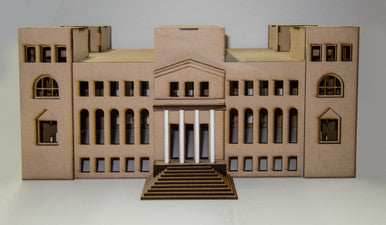 15mm WWII Government Building (MDF) - 15MMDF350-2 - 