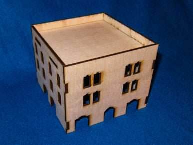 Middle East Three Story Building With Removable Roof (MDF) - 15MMDF027-R - 