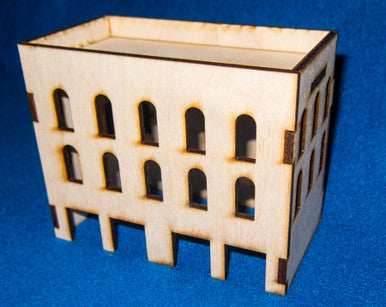 Middle East Three Story Building With Removable Roof (MDF) - 15MMDF025-R - 