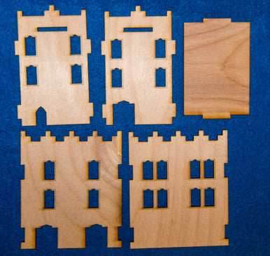 Middle East Three Story Building (MDF) - 15MMDF022 - 