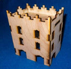 Middle East Three Story Building With Removable Roof (MDF) - 15MMDF022-R - 
