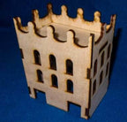 Middle East Three Story Building With Removable Roof (MDF) - 15MMDF024-R - 