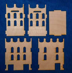 Middle East Three Story Building With Removable Roof (MDF) - 15MMDF024-R - 