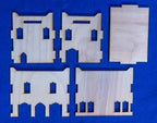Middle East Two Story Building With Removable Roof (MDF) - 15MMDF018-R - 
