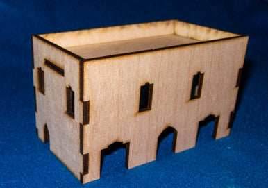 Middle East Two Story Building (MDF) - 15MMDF019 - 