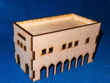 Middle East Two Story Building (MDF) - 15MMDF017 - 