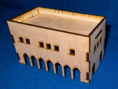 Middle East Two Story Building With Removable Roof (MDF) - 15MMDF017-R - 