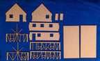 One Story Medium Half Timber House - 28MMDF300 - 