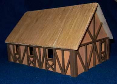 One Story Medium Half Timber House - 28MMDF300 - 