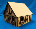 One Story Small Half Timber House - 28MMDF301 - 