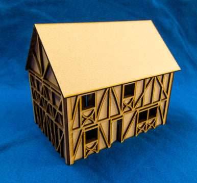 Two Story Medium Half Timber House - 28MMDF302 - 