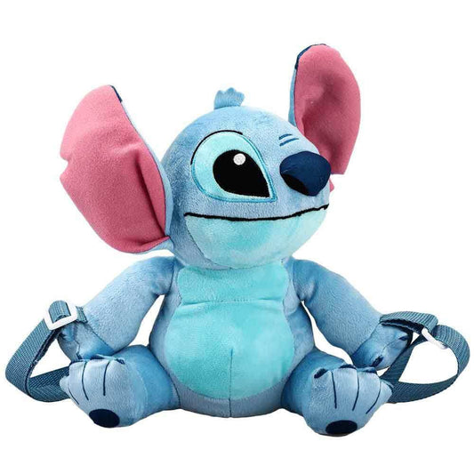 Disney Stitch Stuffed Plush Cross Body Backpack - 