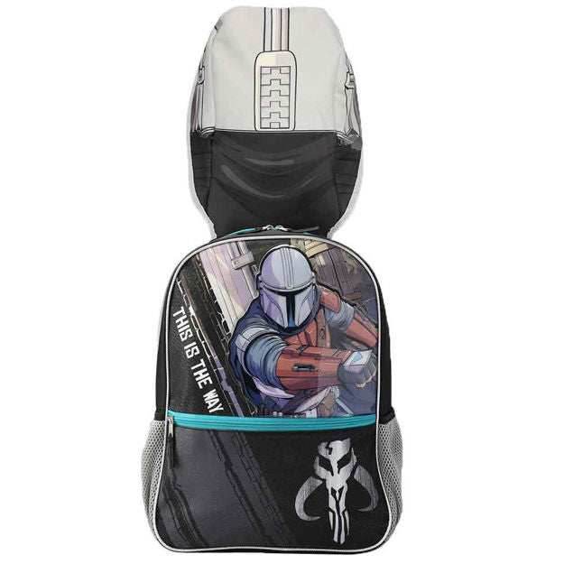 Star Wars: The Mandalorian Kids Hooded Backpack - 