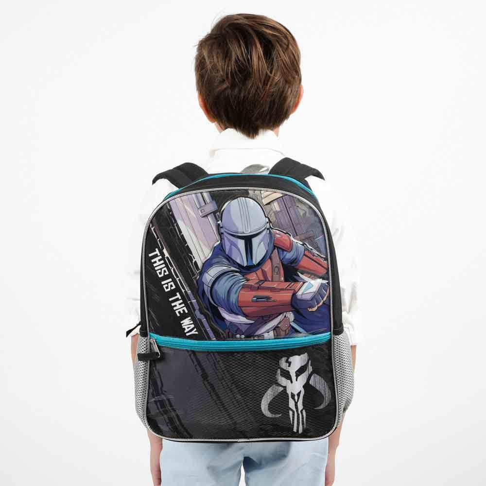 Star Wars: The Mandalorian Kids Hooded Backpack - 