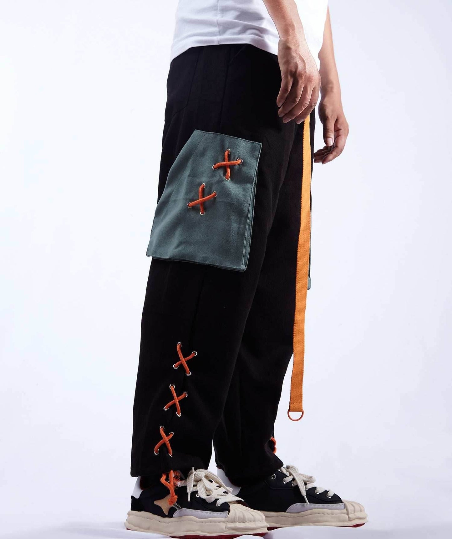 YEP5 UUC Laced Pants - Black / S
