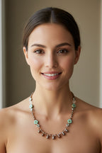 Lotus Dawn Crystal Necklace